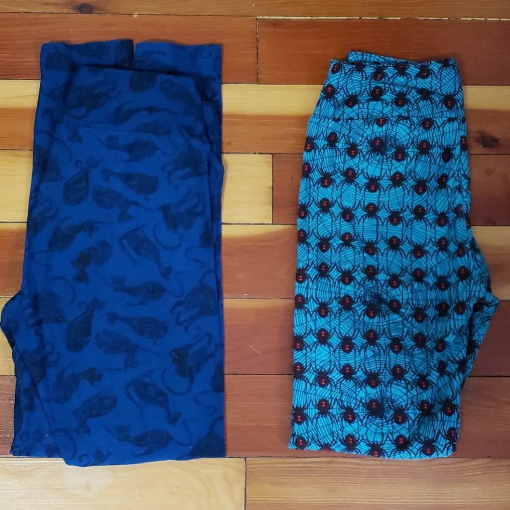 Lot of Lularoe OS Halloween themed leggings